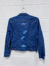 Load image into Gallery viewer, Vintage Wrangler Denim Jacket with Butterflies and Cherries - As Found
