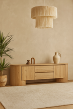 Load image into Gallery viewer, Milan Curved Blonde Credenza
