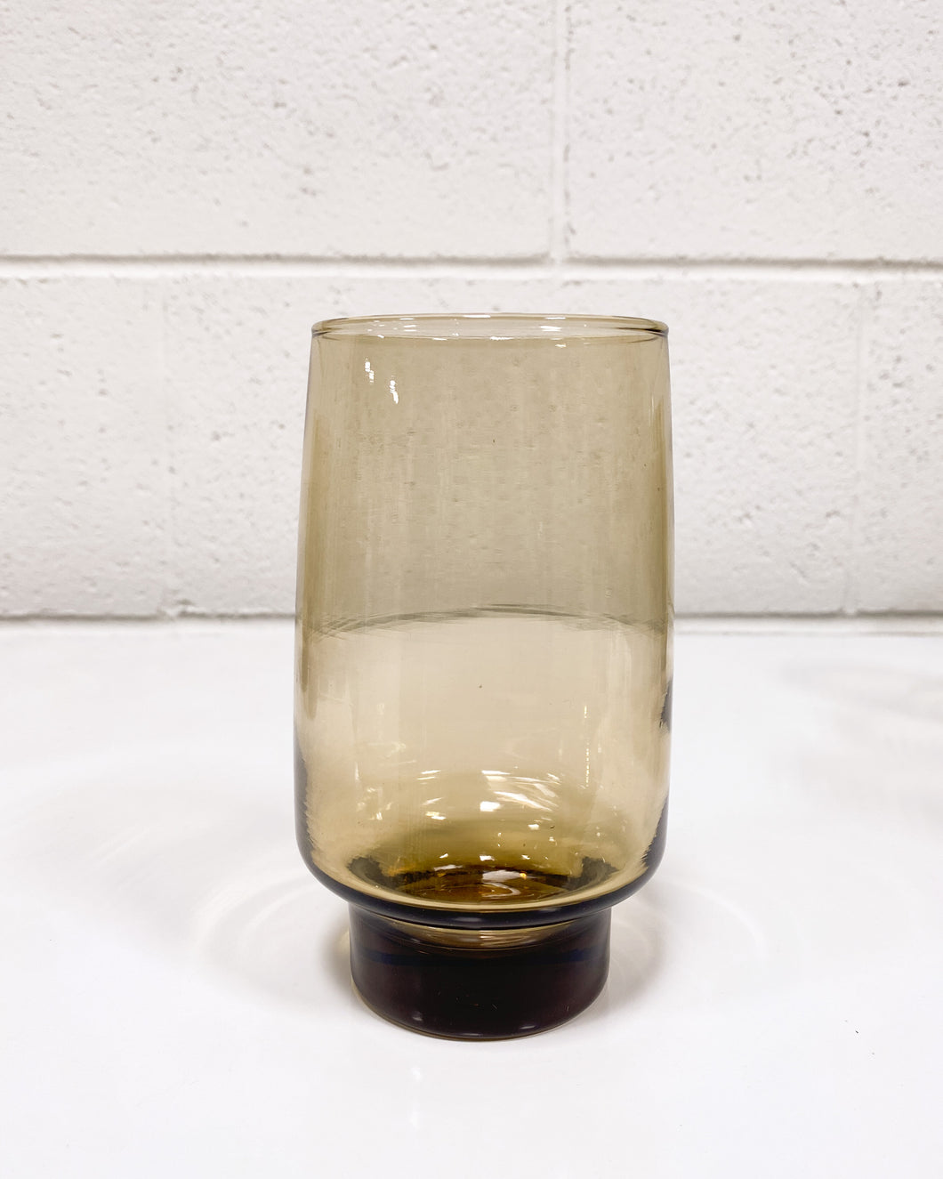 Vintage Libbey Tawny Drinking Glass
