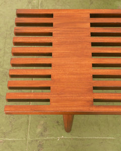 Victoria Slat Bench with Drawer