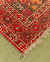 Load image into Gallery viewer, Afghan Vintage Red Rug
