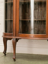 Load image into Gallery viewer, Tiger Wood Antique Curio Cabinet
