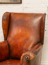 Load image into Gallery viewer, Antique Wingback in Patinated Leather
