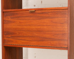 Vintage Teak Tall Bookshelf