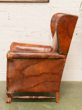 Load image into Gallery viewer, Antique Wingback in Patinated Leather
