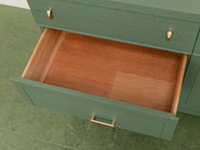 Load image into Gallery viewer, Sage Green 6 Drawer Dresser
