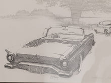 Load image into Gallery viewer, Car Rendering Lithograph Framed and Signed
