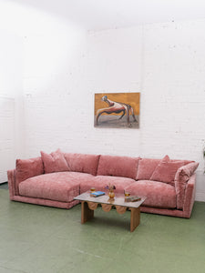 Hansel Modular Sofa in Bianca Rosewood