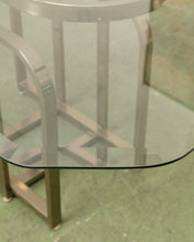 Load image into Gallery viewer, Made in Italy Brass Base Dining Table

