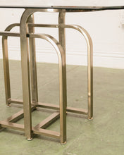 Load image into Gallery viewer, Made in Italy Brass Base Dining Table
