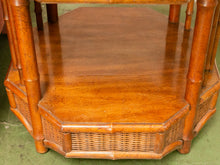 Load image into Gallery viewer, Wicker Vintage End Table
