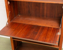 Load image into Gallery viewer, Walnut Mid Century Bar
