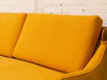 Load image into Gallery viewer, Yellow Mustard Mid Century Sofa
