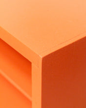 Load image into Gallery viewer, Orange Vintage Display Cabinet

