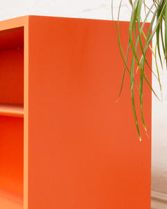 Orange Vintage Display Cabinet