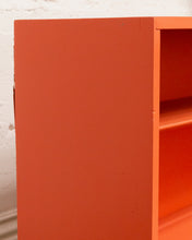 Load image into Gallery viewer, Orange Vintage Display Cabinet
