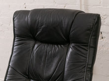 Load image into Gallery viewer, Leather Lounge Chair and Ottoman
