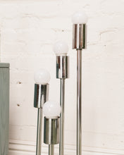 Load image into Gallery viewer, Vintage Chrome 4 Prong Floor Lamp

