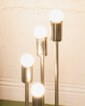 Load image into Gallery viewer, Vintage Chrome 4 Prong Floor Lamp
