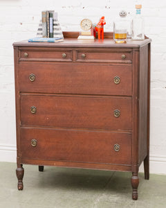 Antique Federal Highboy Dresser