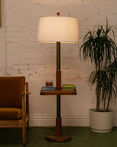 Oak Table Lamp Combo