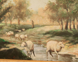 Sheep Art Framed