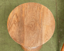 Load image into Gallery viewer, ~12” Round Pedestal Solid Wood
