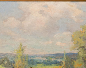 Early 20th Century American Impressionist A Fine Landscape Art