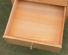 Load image into Gallery viewer, Birds Eye Maple Narrow Display Cabinet with Drawers
