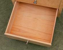 Load image into Gallery viewer, Birds Eye Maple Narrow Display Cabinet with Drawers
