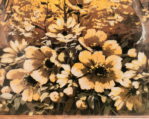 Flower Mid Century Painting