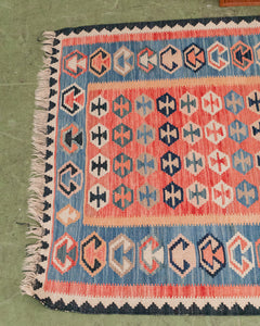 Blue Vintage Kilm Rug