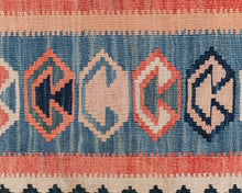 Load image into Gallery viewer, Blue Vintage Kilm Rug
