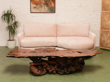 Load image into Gallery viewer, 84&quot; Wide Burlwood Coffee Table
