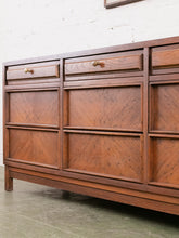 Load image into Gallery viewer, Elmwood Pecan Color 9 Drawer Dresser by American of Martinsville
