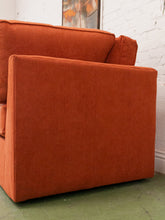 Load image into Gallery viewer, Diana Loveseat Sofa in Groove Rust
