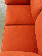 Load image into Gallery viewer, Diana Loveseat Sofa in Groove Rust
