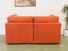 Load image into Gallery viewer, Diana Loveseat Sofa in Groove Rust
