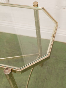 Brass Hollywood Entry Table