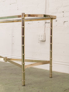 Brass Hollywood Entry Table