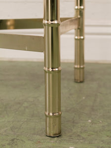 Brass Hollywood Entry Table