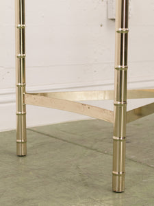 Brass Hollywood Entry Table