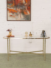 Load image into Gallery viewer, Brass Hollywood Entry Table
