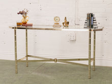 Load image into Gallery viewer, Brass Hollywood Entry Table
