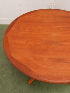 Danish Modern Teak Round Table