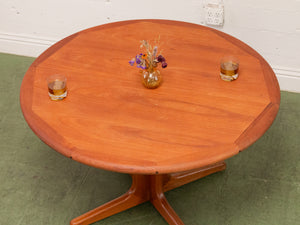 Danish Modern Teak Round Table