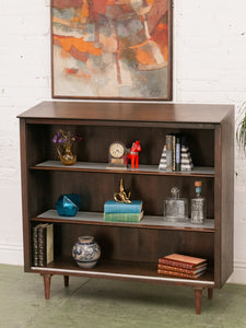 Walnut Vintage Display Cabinet