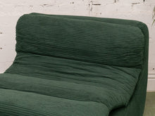 Load image into Gallery viewer, Green Lounger with Ottoman
