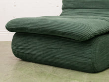 Load image into Gallery viewer, Green Lounger with Ottoman
