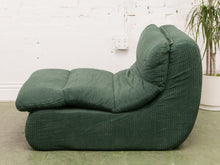 Load image into Gallery viewer, Green Lounger with Ottoman
